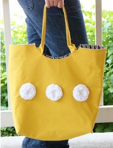 Large Reliable Rounded Tote Bag