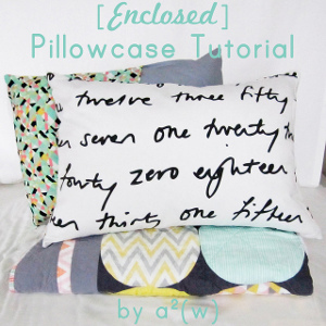 Easy Enclosed Pillowcase Tutorial