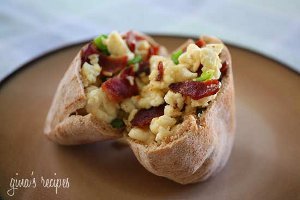 Guiltless Egg and Bacon Sandwich