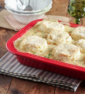 Chicken 'N Biscuits Pot Pie Casserole
