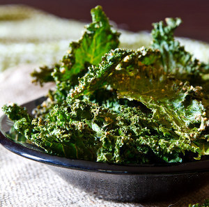 Homemade Baked Kale Chips