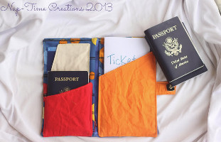 Safely Secure Travel Fabric Book