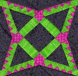 Contessa's Canoe Quilt Block Pattern