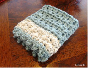 Crochet Puff Washcloth