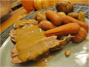 Slow Cooker Beer Braised Pot Roast