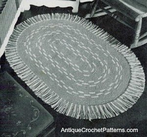 Old Fashioned Oval Rug