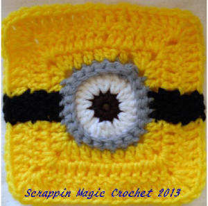 Minion Crochet Motif