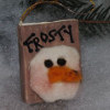 Frosty the Book Ornament