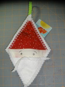 Santa Surprise Ornament and Gift Holder