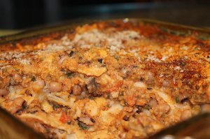 Black-Eyed Pea Enchilada Casserole