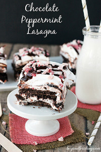 Millionaire's Chocolate Peppermint Lasagna