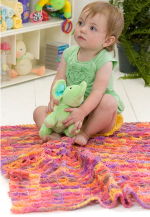 Sunset Broomstick Lace Babyghan