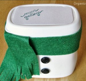 Upcycled Snowman DIY Gift Box