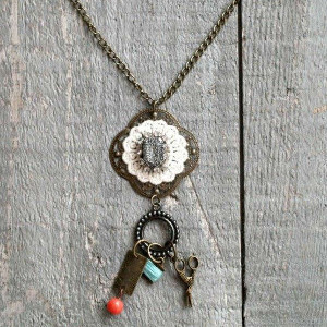 Simple DIY Charm Necklace