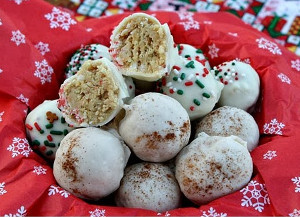 No-Bake Eggnog Truffle Candies