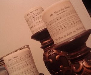 Snappy Sheet Music Candle Crafts