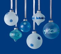 Frosted Glass Ornamnets