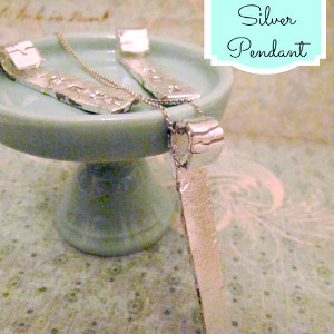 Faux Silver Pendant