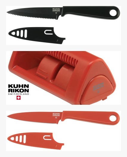Kuhn Rikon Paring Knives and Sharpener Review