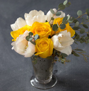 Pop of Yellow DIY Flower Arrangement