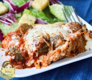 Easy Meatball Sub Casserole