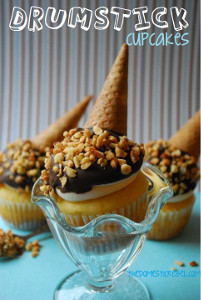 Dandy Drumstick Cupcakes