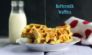 Grandma's Buttermilk Pancakes With Strawberry Syrup ...