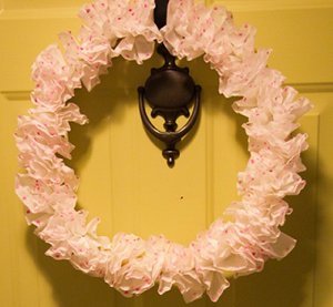 Pink Dot Valentine's Wreath
