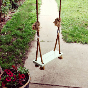 DIY Wooden Swing