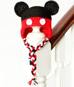 Mickey Mouse Crochet Hat Pattern