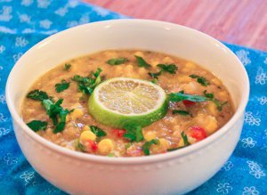 Skinny Creamy Corn Chowder