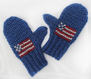 Team USA Crochet Mittens