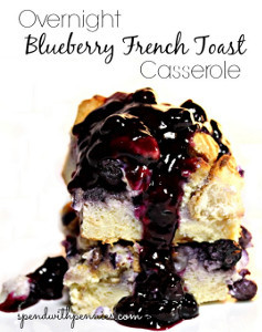 Blueberry French Toast Casserole