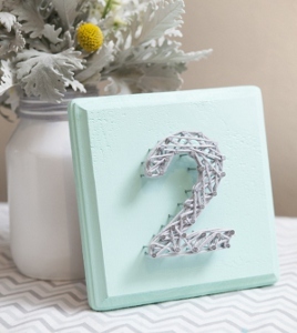 DIY String Art Wedding Table Numbers