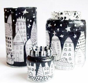 Christmas Village Lanterns Christmas Village Lanterns
