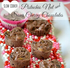 Pistachio Nut and Sour Cherry Chocolates Pistachio Nut and Sour Cherry Chocolates