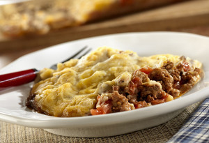 Mashed Potato and Meatloaf Casserole