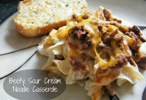 Beefy Sour Cream Noodle Bake