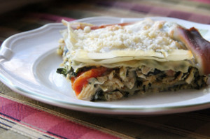 Swiss Chicken Crepe Casserole