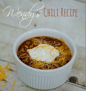 Knockoff Wendy's Chili