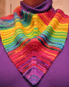Festive Mitered Scarf Festive Mitered Scarf