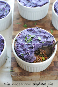 Mini Purple Shepherd's Pies