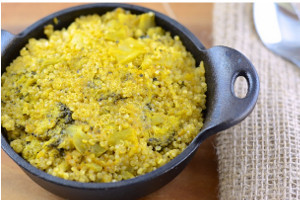 Quick and Easy Broccoli Cheddar Quinoa Casserole