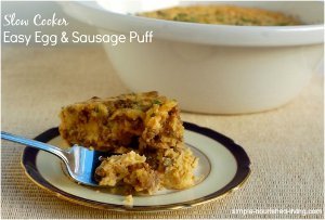 Easy Egg and Sausage Puff