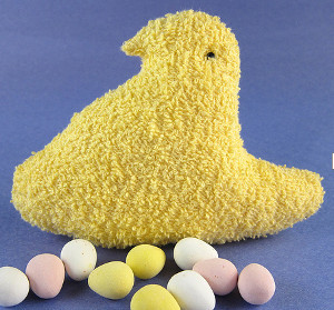 Marshmallow Peep Washcloth