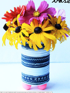 Upcycled Tin Can Vase