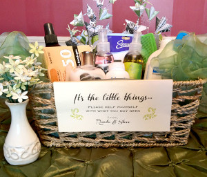 Wedding Bathroom Basket