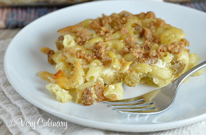 Baked Kugel Mac and Cheese