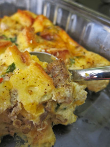 Spicy Sausage and Egg Breakfast Casserole