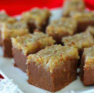 German Chocolate Fudge